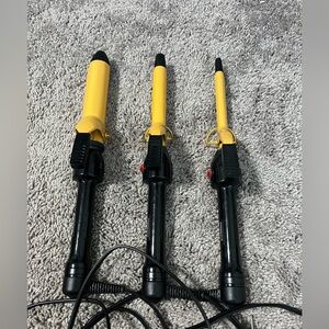 NWOT Red by Kiss 1/2”, 1” and 2” Curling Iron Set